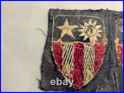 100% Original, Theater Made, Ww2 Us Army China Burma India Hand Made Patches