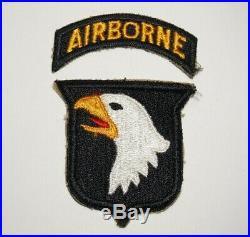 101st Airborne Division Patch WWII US Army P3989
