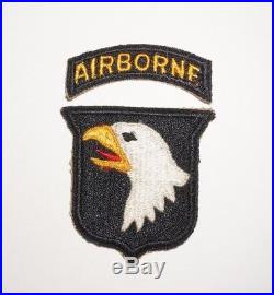 101st Airborne Division With tab Patch WWII US Army P8239
