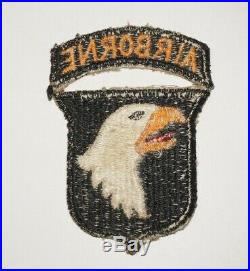 101st Airborne Division attached tab Patch WWII US Army P9272