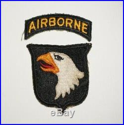 101st Airborne Division with tab Patch WWII US Army P0015