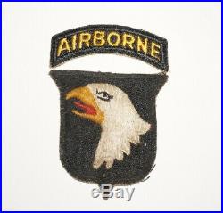 101st Airborne Division with tab Patch WWII US Army P0670