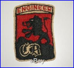 1637th Engineer Construction Battalion Patch WWII VERY RARE US Army C1407