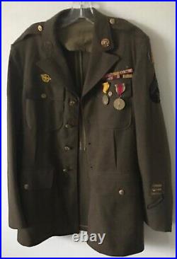 1939-45 WWII US Army Corporal Aleutian Islands Jacket with Name & Several Patches