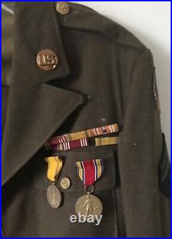 1939-45 WWII US Army Corporal Aleutian Islands Jacket with Name & Several Patches