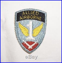 1st Allied Airborne Army PURPLE BACK Patch WWII US Army P2129