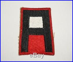 1st Army Red Border Patch Rare Variation Post WWII US Army P9917