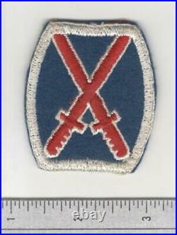1st Design WW 2 US Army 10th Infantry Division Wool Patch Inv# B063