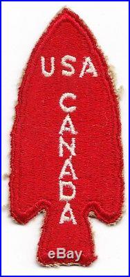 1st Special Service Force USA Canada WW2 snowy back US Army