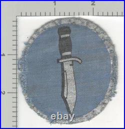 1st design Oil Cloth WW 2 US Army Kiska Task Force FSSF Patch Inv# K3824