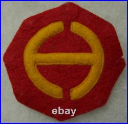 20s 30s Hawaiian Department Felt Applique Shoulder Patch US Army With8 Snaps XB