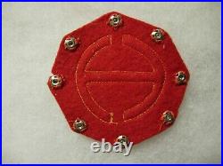 20s 30s Hawaiian Department Felt Applique Shoulder Patch US Army With8 Snaps XB