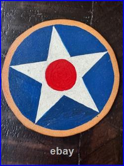 3.5 WW II US Army Air Force Leather Patch Vet purchase
