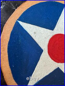 3.5 WW II US Army Air Force Leather Patch Vet purchase