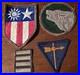 4 WWII US China Burma India, Army 104th Infantry Division Greenback Patch