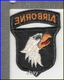 50's US Army 101st Airborne Division Velvet Patch Attached Tab Inv# K1265