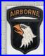 50's US Army 101st Airborne Division Velvet Patch Attached Tab Inv# K3254