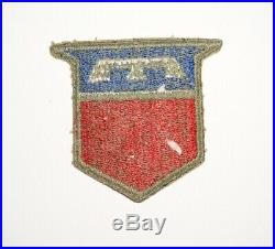 76th Infantry Division GREEN BACK Silver Bar Variation Patch WWII US Army P9009