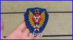 9th Aviation Engineer Command Army Air Force AAF Patch WWII US Army Original WW2