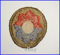 9th Infantry Division Theater Made British Made Patch US Army WWII P1142
