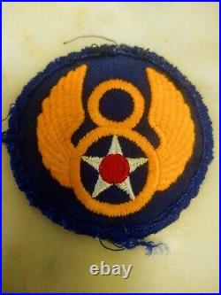 AUTHENTIC WWII USAAF 8TH AIR FORCE STUBBY WING ESTATE PATCH US Army Air
