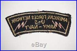 American Forces Network scroll Patch theater made WWII US Army P0519