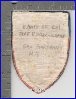 Attributed Bullion WW 2 US Army Executive Headquarters China Patch Inv# K2714