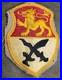 Authentic WWII Occupation US Army 15th Cavalry Group Patch- Twill German-made