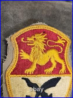 Authentic WWII Occupation US Army 15th Cavalry Group Patch- Twill German-made