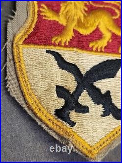 Authentic WWII Occupation US Army 15th Cavalry Group Patch- Twill German-made