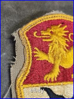 Authentic WWII Occupation US Army 15th Cavalry Group Patch- Twill German-made