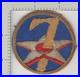 Authentic WW 2 US Army Air Force 7th Air Force Bullion Patch Inv# K3618