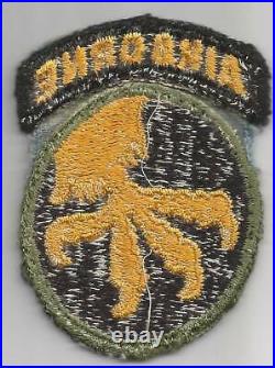 Blue Base Off Uniform WW 2 US Army 17th Airborne Division Patch Inv# M045