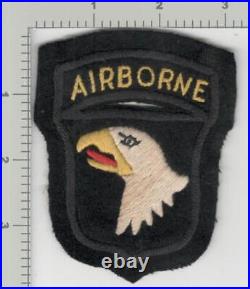 British Hand Made WW 2 US Army 101st Airborne Division Patch Inv# K2823