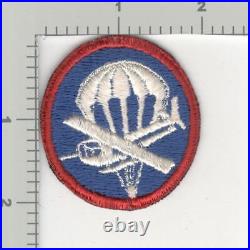 British Made Black Back WW 2 US Army Enlisted Para / Glider Cap Patch Inv# K2862