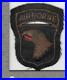 British Made Bullion WW 2 US Army 101st Airborne Division Patch Inv# N1384