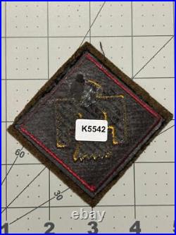 British Made WW 2 US Army 45th Infantry Division Wool Blackback Patch Inv# K5542