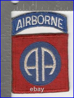 British Made WW 2 US Army 82nd Airborne Division Patch & Tab Inv# K2759