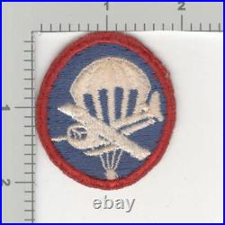 British Made WW 2 US Army Enlisted Para / Glider Garrison Cap Patch Inv# K2861