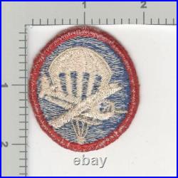 British Made WW 2 US Army Enlisted Para / Glider Garrison Cap Patch Inv# K2861