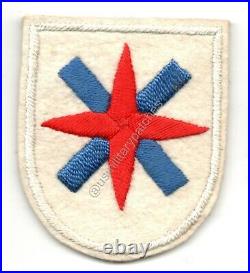 Bullion 14th Corps Us Army Patch Ww2 Original Theater Made