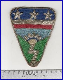 Bullion WW 2 US Army Ledo Road OD Border Patch Inv# C245