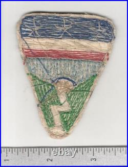 Bullion WW 2 US Army Ledo Road OD Border Patch Inv# C245