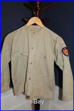 Captured WW2 Imperial Japanese Army Uniform Shirt withU. S. AAF 9th Airborne Patch