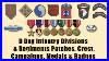 D Day 6 June 1944 U S Army Divisions And Regiments Patches Crest Medals And Badges
