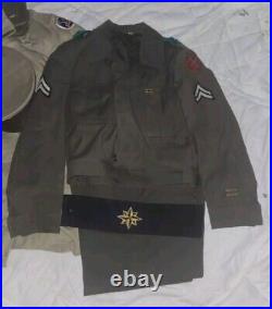 EIGHT US ARMY SSI PATCH /1950's KOREAN WAR PERIOD ORIGINAL BULLION Uniform Group