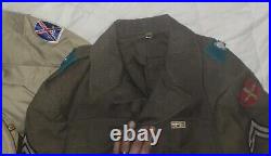 EIGHT US ARMY SSI PATCH /1950's KOREAN WAR PERIOD ORIGINAL BULLION Uniform Group