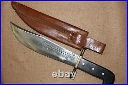 EXCELLENT WWII KINFOLKS ARMY AIR CORP JUNGLE BAILOUT SURVIVAL KNIFE WithSHEATH