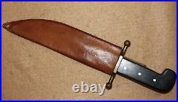 EXCELLENT WWII KINFOLKS ARMY AIR CORP JUNGLE BAILOUT SURVIVAL KNIFE WithSHEATH