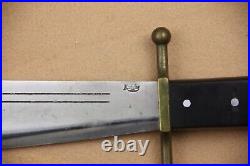 EXCELLENT WWII KINFOLKS ARMY AIR CORP JUNGLE BAILOUT SURVIVAL KNIFE WithSHEATH